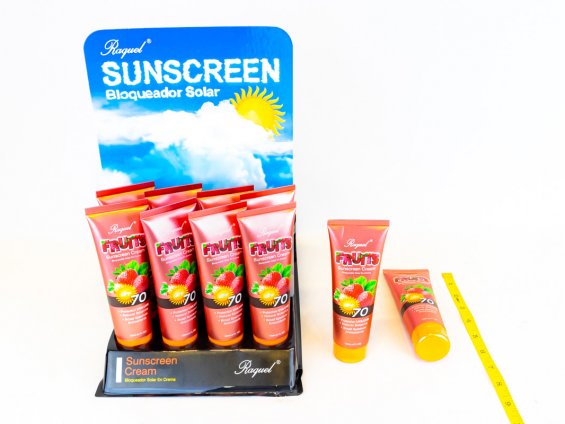 Bloqueador solar en crema Raquel FRUIT SPF-70