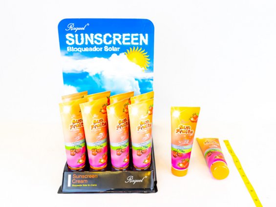 Bloqueador solar en crema Raquel SUN FRUITS SPF-70