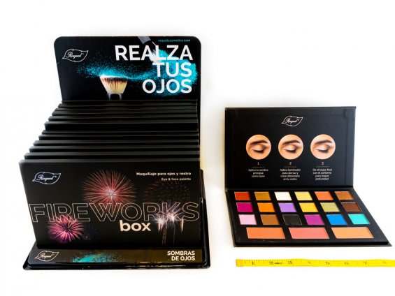 Sombras para ojos y rostro Raquel FIRE WORK BOX